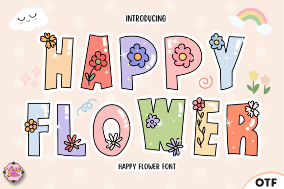 Happy Flower Font