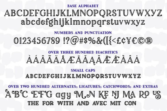 Breakfast Pastry Font preview 2