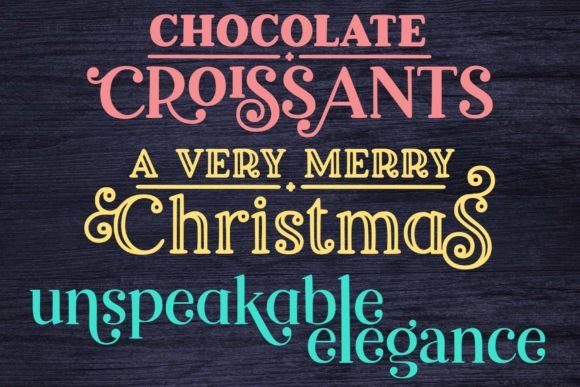 Breakfast Pastry Font preview 4