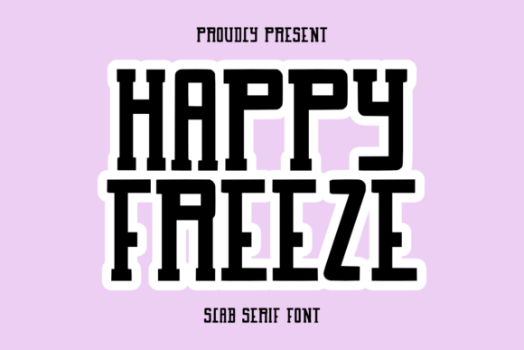 Happy Freeze Font