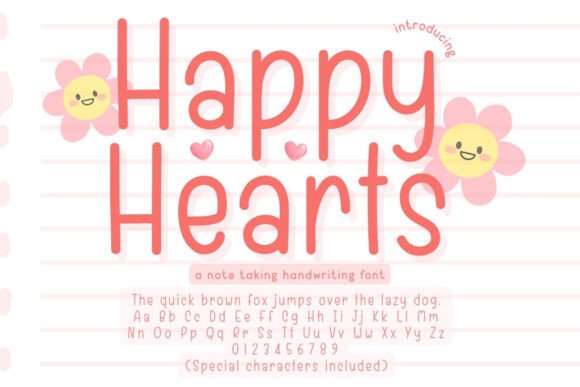Happy Hearts Font