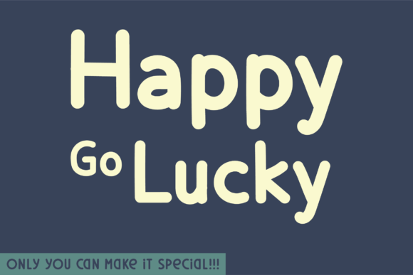 Happy Go Lucky Font