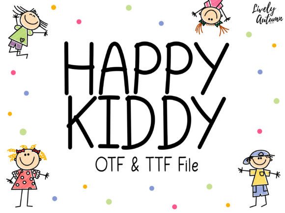 Happy Kiddy Font