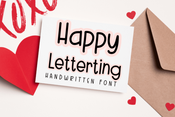 Happy Lettering Font