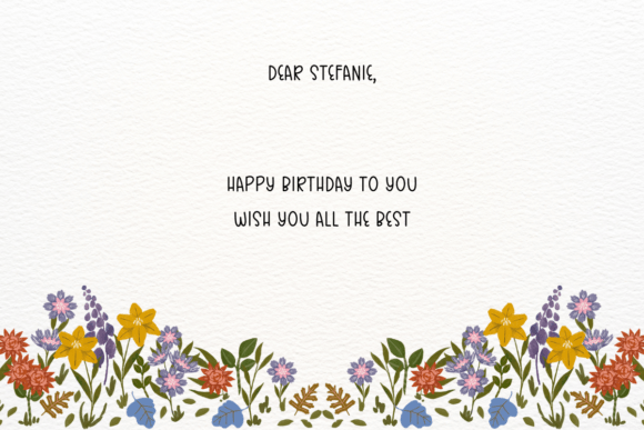 Happy Lettering Font preview 3