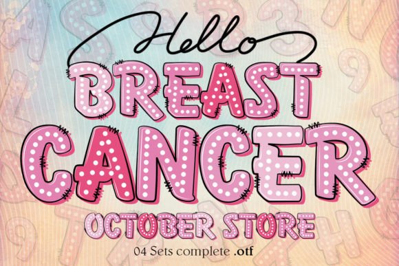 Breast Cancer Font preview 2