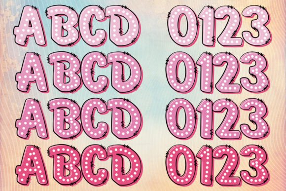 Breast Cancer Font preview 3