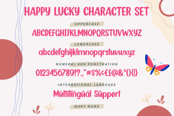 Happy Lucky Font preview 2