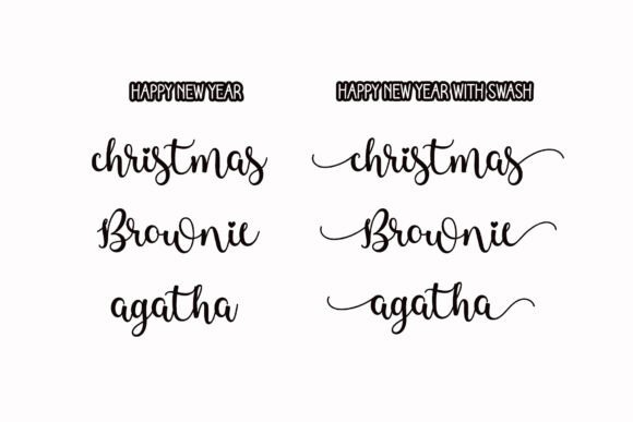 Happy New Year Font preview 4