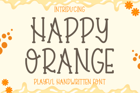 Happy Orange Font