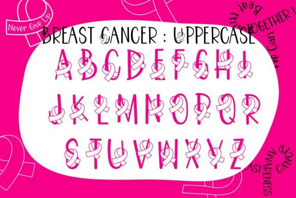 Breast Cancer Awareness Font preview 3