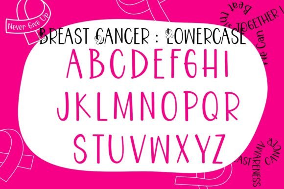 Breast Cancer Awareness Font preview 4