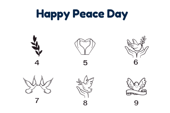 Happy Peace Day Font preview 4