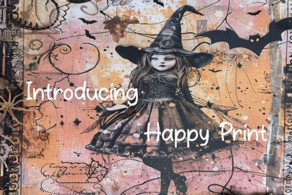 Happy Print Font preview 2
