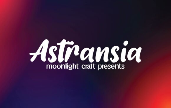 Astransia Font preview 2