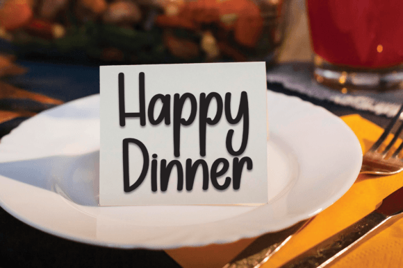 Happy Saturday Font Font preview 4