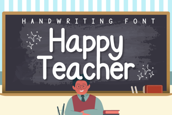 Happy Teacher Font