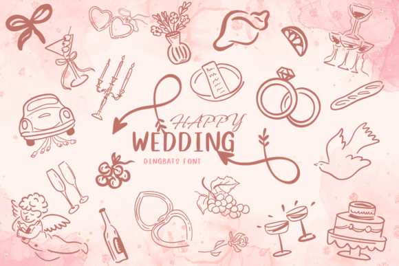 Happy Wedding Font