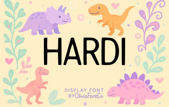 Hardi Font preview 2