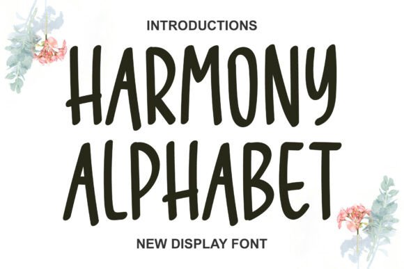 Harmony Alphabet Font