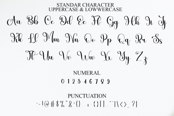 Harmony Signature Font preview 3