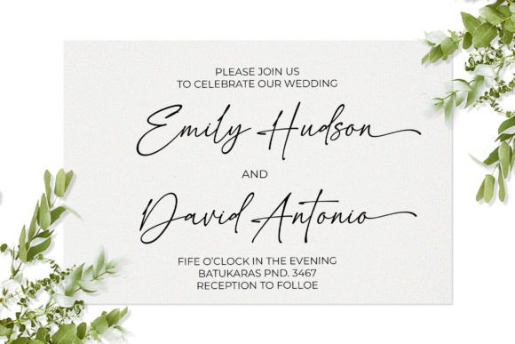 Breathney Font preview 4