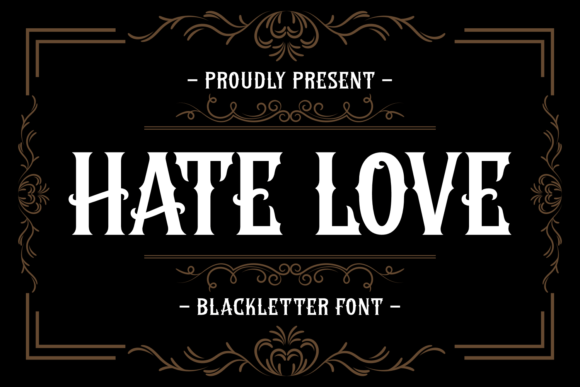 Hate Love Font