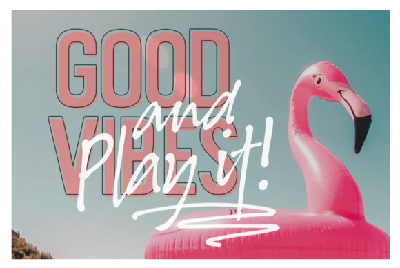 Hawaiian Duo Font preview 3