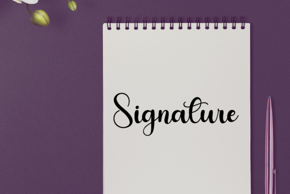 Heart Font preview 4