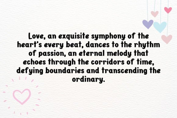 Heart Beats Font preview 2