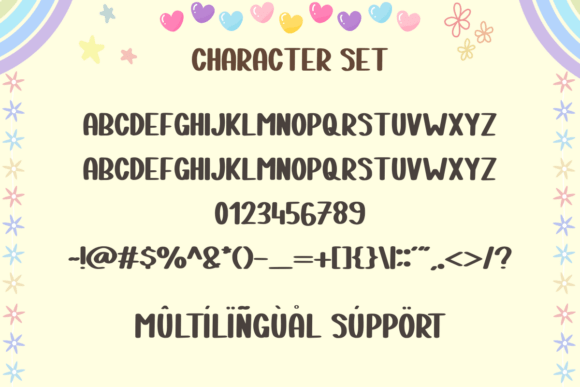 Heart Candy Font preview 3