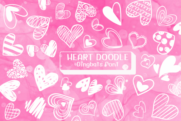 Heart Doodle Font
