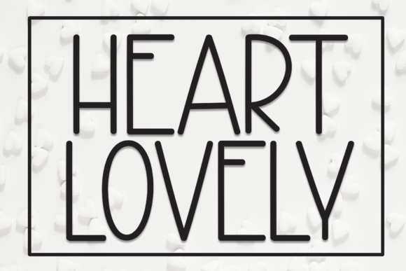 Heart Lovely Font Heart Lovely Font