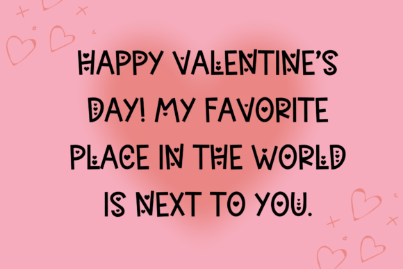 Heart Party Font preview 2
