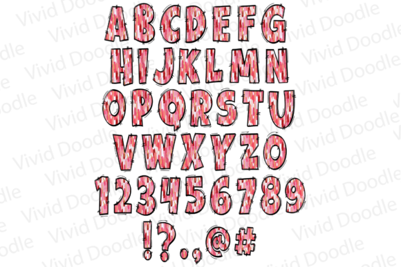 Heart Valentine Font preview 3