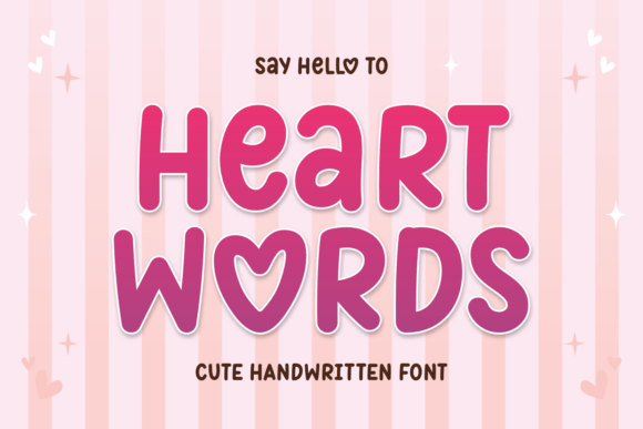 Heart Words Font