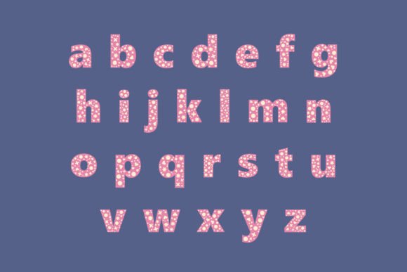 Heartfelt Blooms Font preview 3