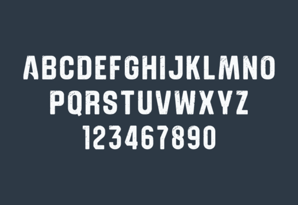 Heavy Ink Grunge Font preview 4