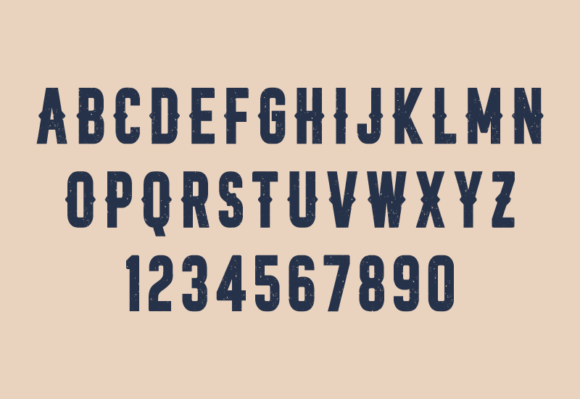 Heavy Western Bold Font preview 4