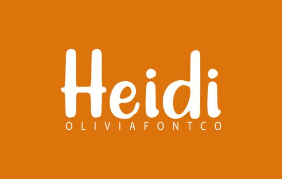 Heidi Font preview 2