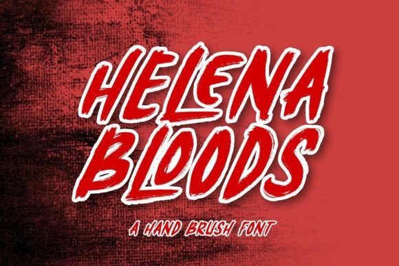 Helena Bloods Font