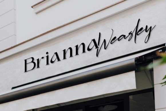 Brianna Weasley Font preview 3