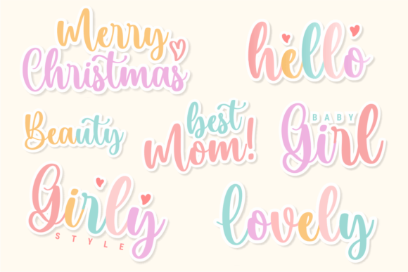 Hello Font preview 3