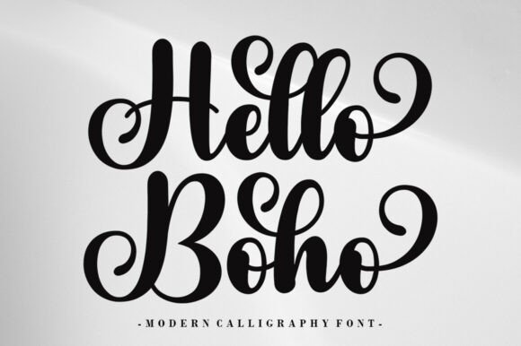 Hello Boho Font
