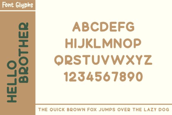 Hello Brother Font preview 4