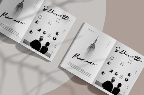 Athena Signature Font preview 3