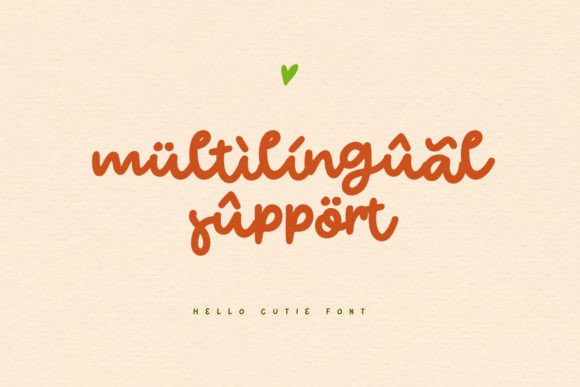 Hello Cutie Font preview 4
