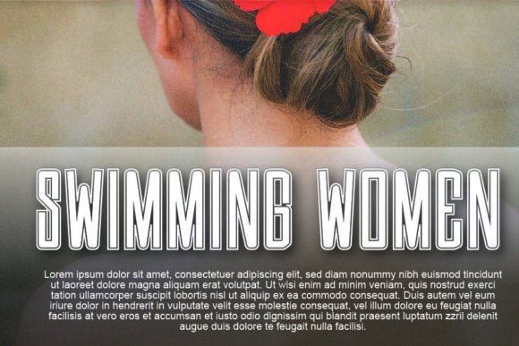 Athlete Font preview 3