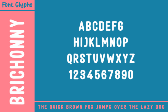 Brichonny Font preview 4