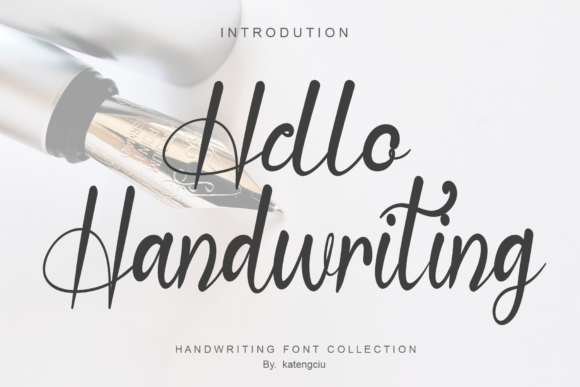 Hello Handwriting Font preview 2